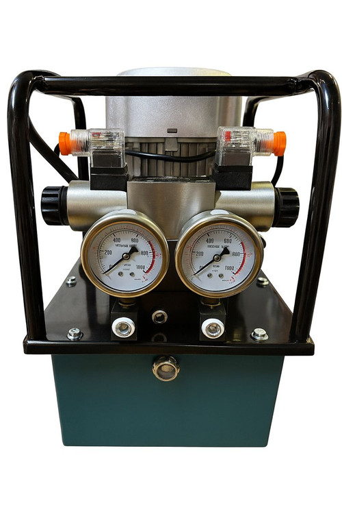 پمپ هیدرولیک برقی دو طرف با شیر برقی 700 بار مدل PEA-8D برند زوپر