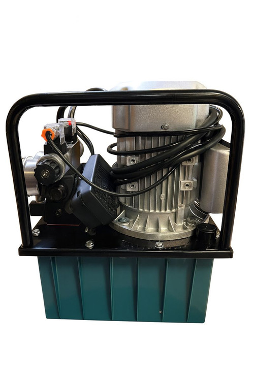 پمپ هیدرولیک برقی دو طرف با شیر برقی 700 بار مدل PEA-8D