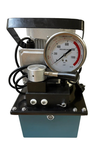 پمپ هیدرولیک برقی دو طرفه با شیر دستی 700 بار مدل PEB-8D برند زوپر ZUPPER