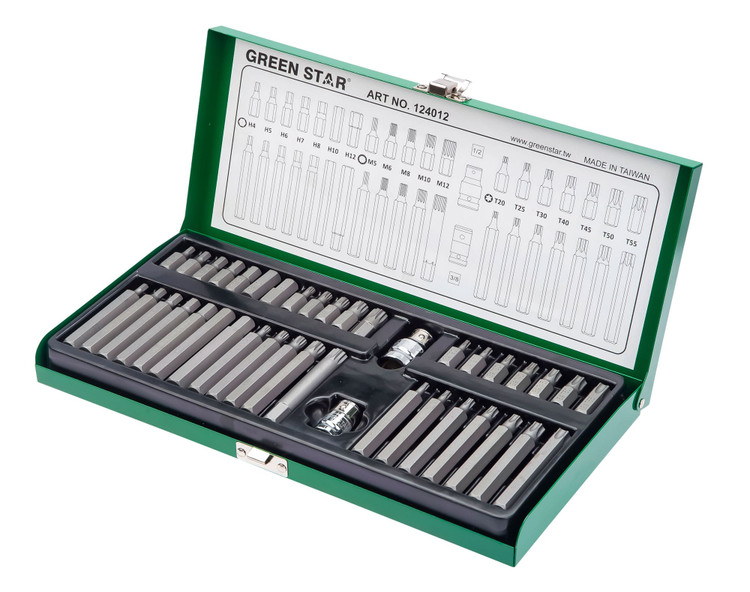 جعبه آلن و ستاره ای کوتاه و بلند 40 پارچه گرین استار مدل 124012