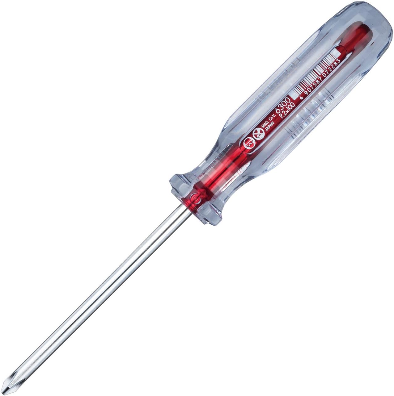 پیچ گوشتی چهارسو مدل (PH NO.0 2*200) 6300 برند وسل VESSEL ژاپن