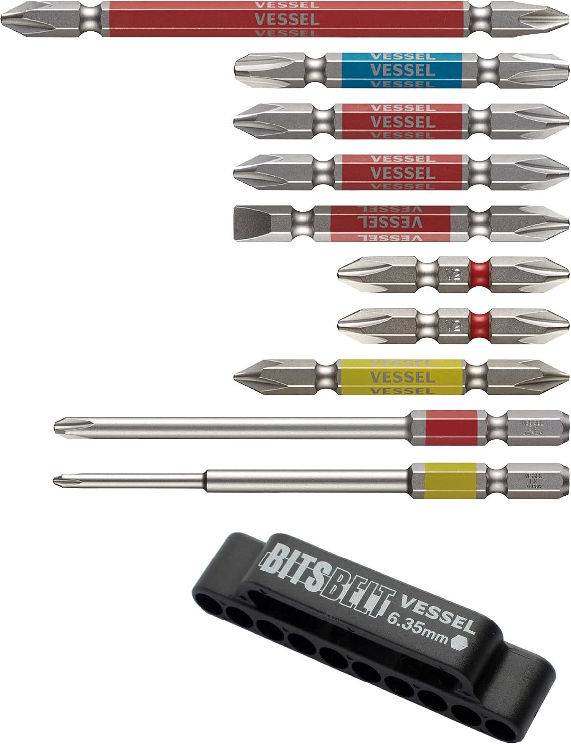 ست سری پیچ گوشتی دو سو و چهار سو مدل GS10P-01 برند وسل VESSEL ژاپن